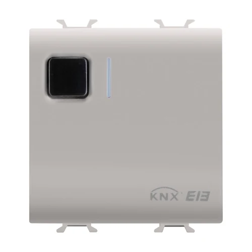 GEWISS GW13796 CHORUSMART 1-Channel 16A KNX Switch Actuator (Beige, 2 Modules)
