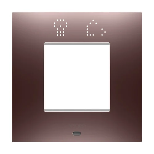 GEWISS GW16022SCP Ego Smart International 2-Module Cover Plate - Painted Technopolymer Copper