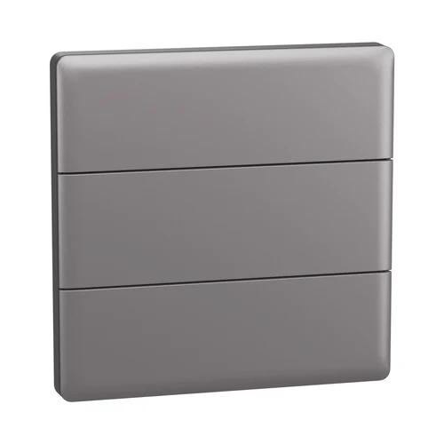 Schneider SpaceLogic KNX Unica-X Automation Switch, 6-Button, Silver