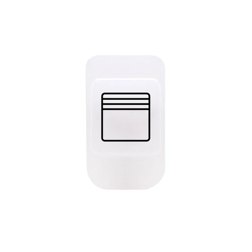 GEWISS GW10518A Gemma KNX Shutter Push Button Cover