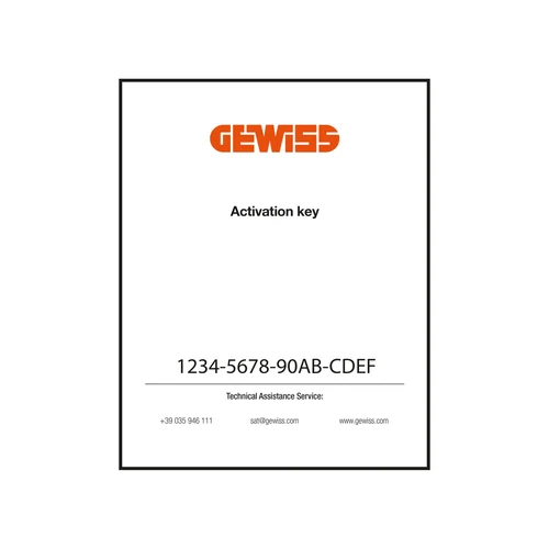 GEWISS GWA9001 Server License & Extension