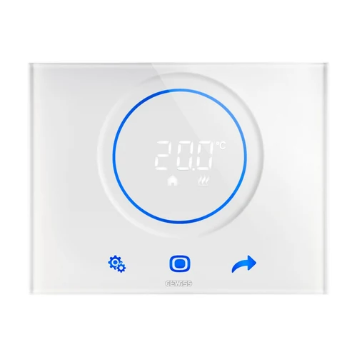GEWISS ChoruSmart Thermo ICE KNX Thermostat - White (GW16974CB)