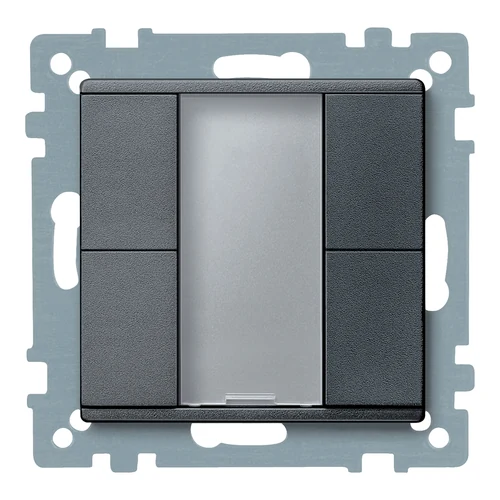 Schneider MTN627614 KNX Push-Button 2-Gang Plus Anthracite System M