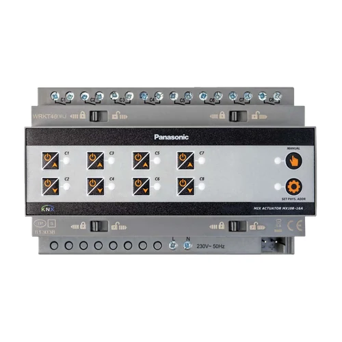 Panasonic KNX Mix Actuator 8 Channels MX108 16A (WRKT4608J5NC)