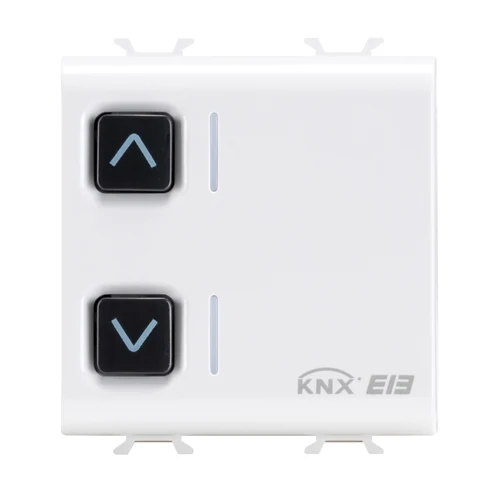 GEWISS GW15797 ChorusMart KNX Shutter Actuator 1-Channel 6A 2-Module Satin White