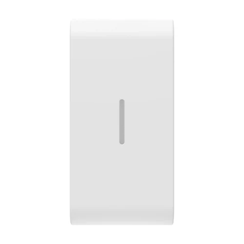GEWISS GW15555S ChoruSmart 1-Module Illuminable Switch Button - Satin White