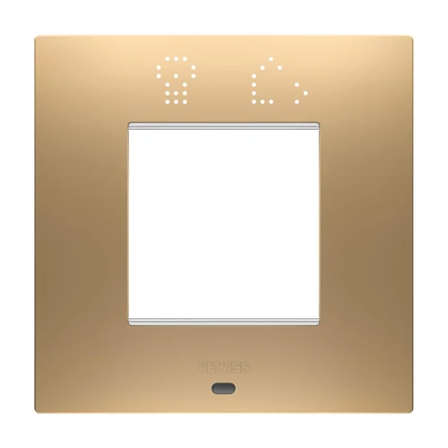 GEWISS GW16022SSG Ego Smart International 2-Module Frame - Gold