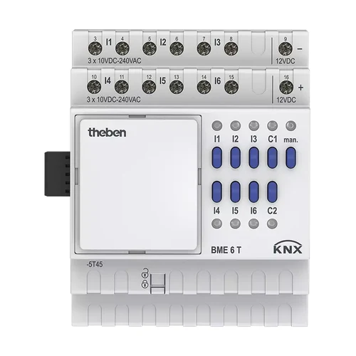 theben BME 6 T KNX 6-Way Binary Input MIX2 Extension Module (4930235)