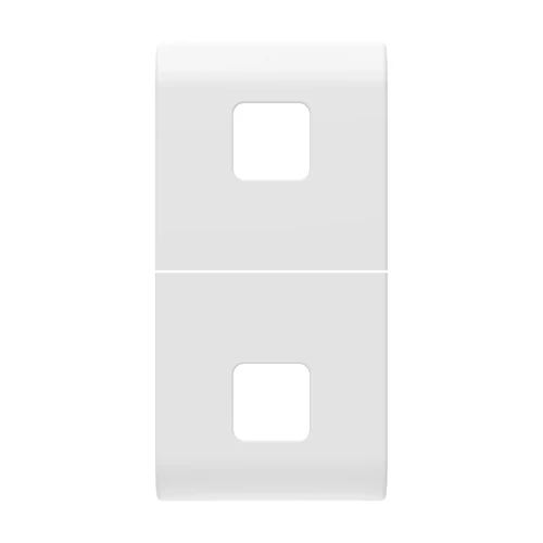 GEWISS GW15553S ChoruSmart 1-Module Button Cover for Axial Switches - Satin White