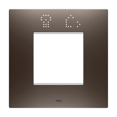 GEWISS GW16022SBS EGO Smart 2-Module Decorative Frame - Shadow Brown