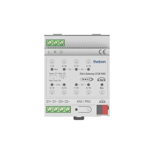 theben DALI-Gateway S128 KNX Gateway (4940302)
