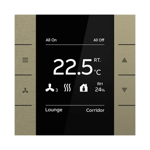 ABB YUBR/U4.0.1-AG KNX Room Temperature Controller 2/4-fold Antique Gold
