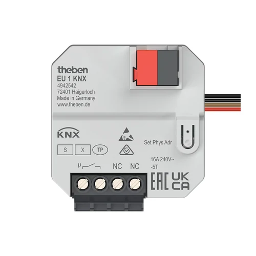 theben EU 1 KNX Flush-Mounted Actuator - SKU 4942542