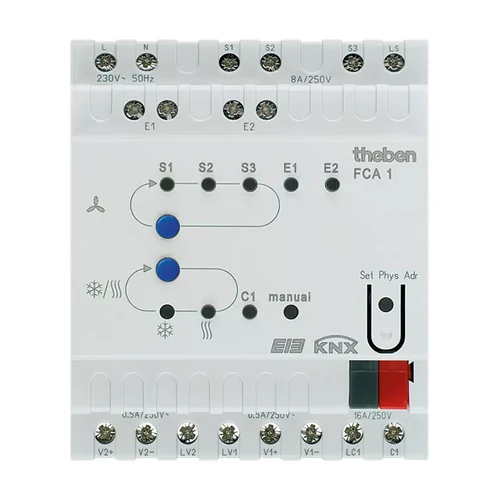 theben FCA 1 KNX Fan Coil Actuator (4920200)