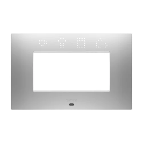 GEWISS EGO SMART 4-Module Cover Plate - Magnet Grey (GW16004SGR)