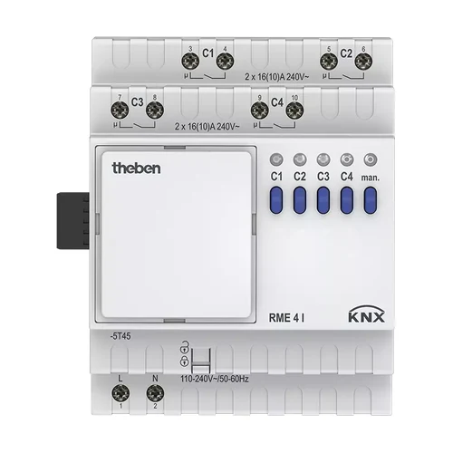 theben RME 4 I KNX 4-Way Switching Actuator (4930215)