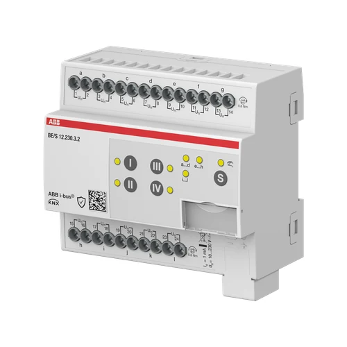 ABB BE/S12.230.3.2 Binary Input, 12-fold, 10-230 V, Manual Operation, MDRC
