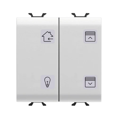 GEWISS GW10787 4-Channel KNX Push Button - White