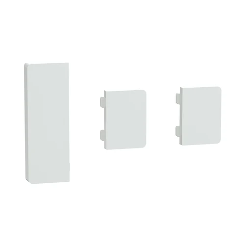 Schneider SpaceLogic KNX System-D 3-Module Push-Button Cover - Lotus White (MTN6193-6035)