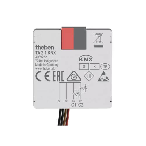 theben TA 2.1 KNX 2-Way Binary Input Push-Button Interface