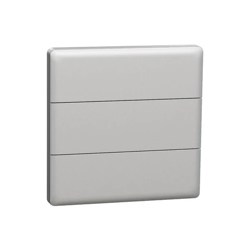 Schneider Unica KNX 6-Key Push Button - Metallic Silver (NP16163_01MS)