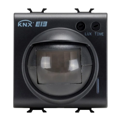 GEWISS GW12786 ChoruSmart KNX Infrared Motion Detector with Twilight Sensor - 2 Modules - Black
