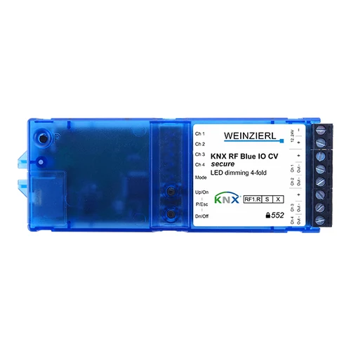 WEINZIERL KNX RF Blue IO 552 CV Secure Dimming Actuator
