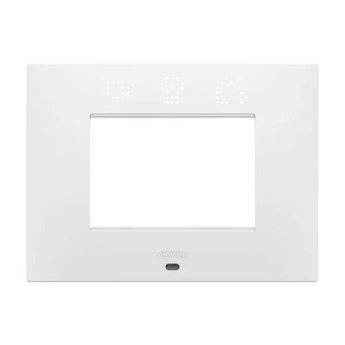 GEWISS Ego Smart Decorative Frame 3-Module Satin White (GW16003SPW)