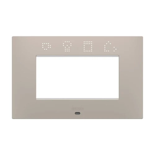GEWISS GW16004SDS Ego Smart 4-Module Frame - Dark Sand