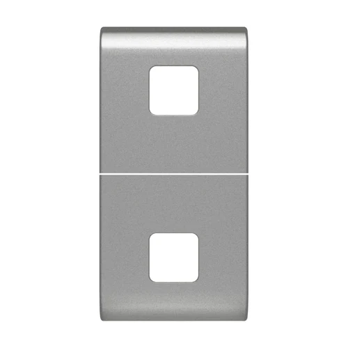 GEWISS GW14553S ChoruSmart 1-Module Replaceable Titanium Button Cover