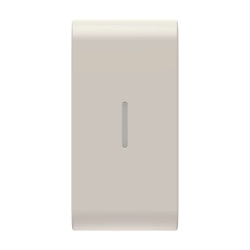 GEWISS ChoruSmart 1-Module Replaceable Button Cover for Axial Switches - Satin Beige (GW13555S)
