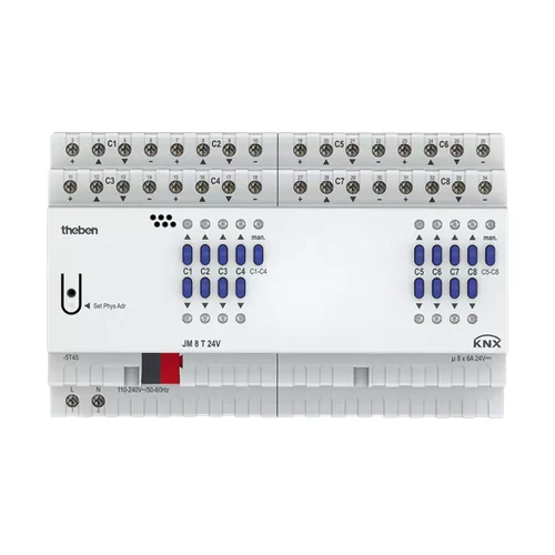 theben JM 8 T 24V KNX 8-Way Blind Actuator