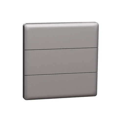 Schneider Unica KNX 6-Key Push Button - Metallic Silver (NP16163_01SL)