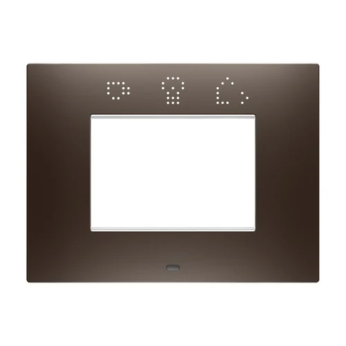 GEWISS GW16003SBS EGO SMART Decorative Frame - 3 Modules - Shadow Brown