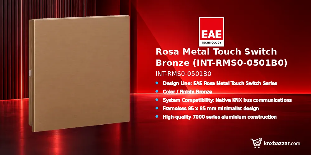 EAE Rosa Metal Touch Switch Bronze INT-RMS0-0501B0