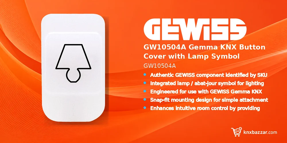 GEWISS GW10504A KNX button cover