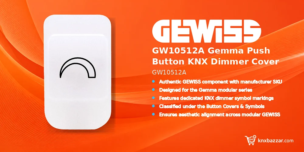 GEWISS GW10512A KNX Dimmer Cover