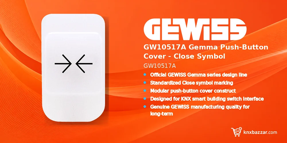 GEWISS GW10517A Gemma KNX Close Cover
