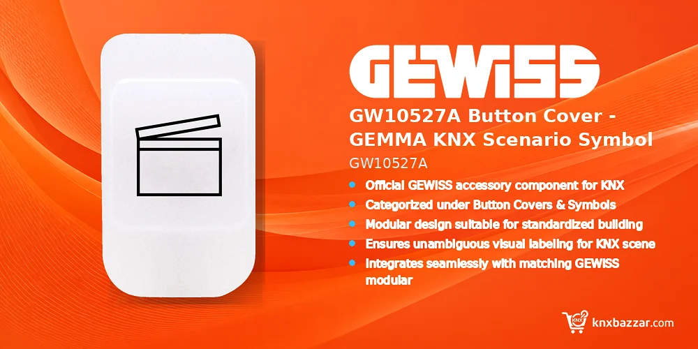 GEWISS GW10527A button cover symbol