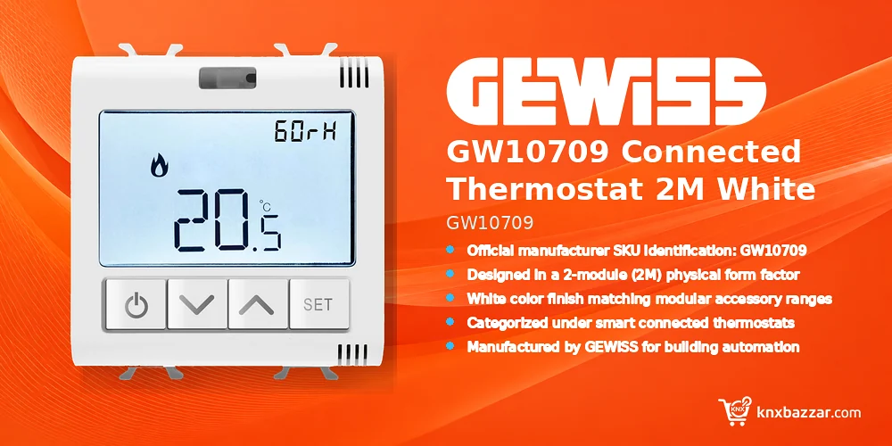GEWISS GW10709 connected thermostat
