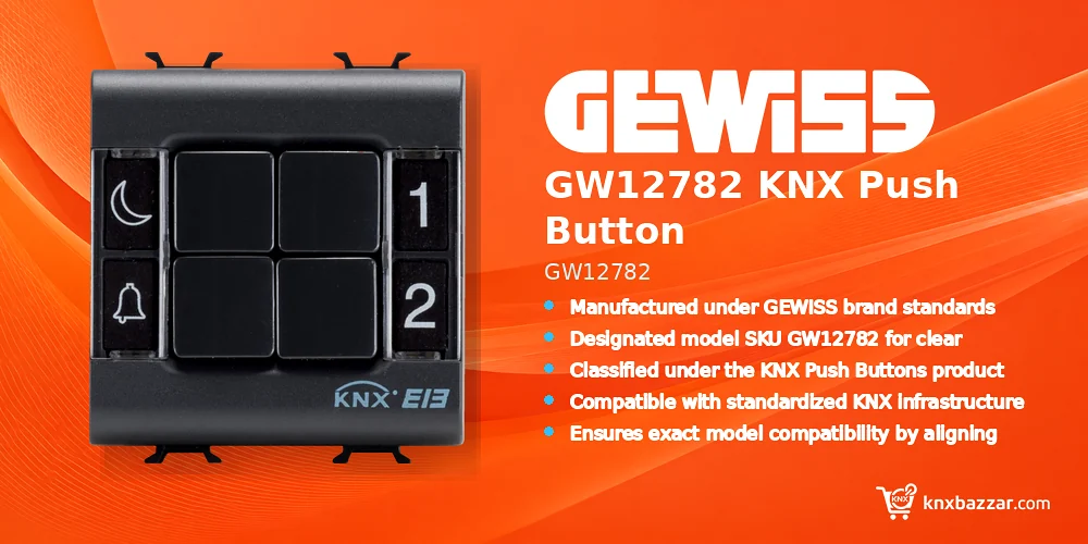 GEWISS GW12782 KNX Push Button