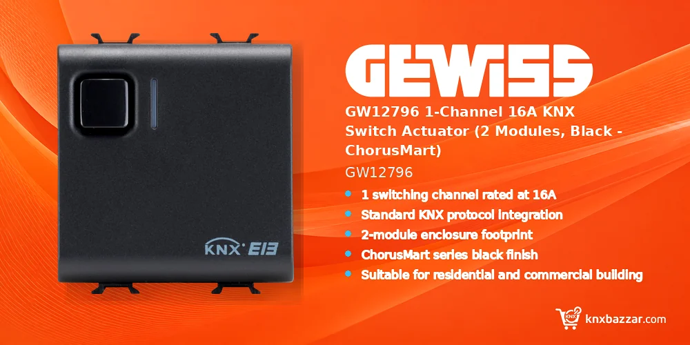 GEWISS GW12796 KNX switch actuator