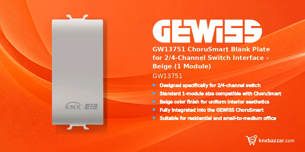 GEWISS GW13751 blank plate