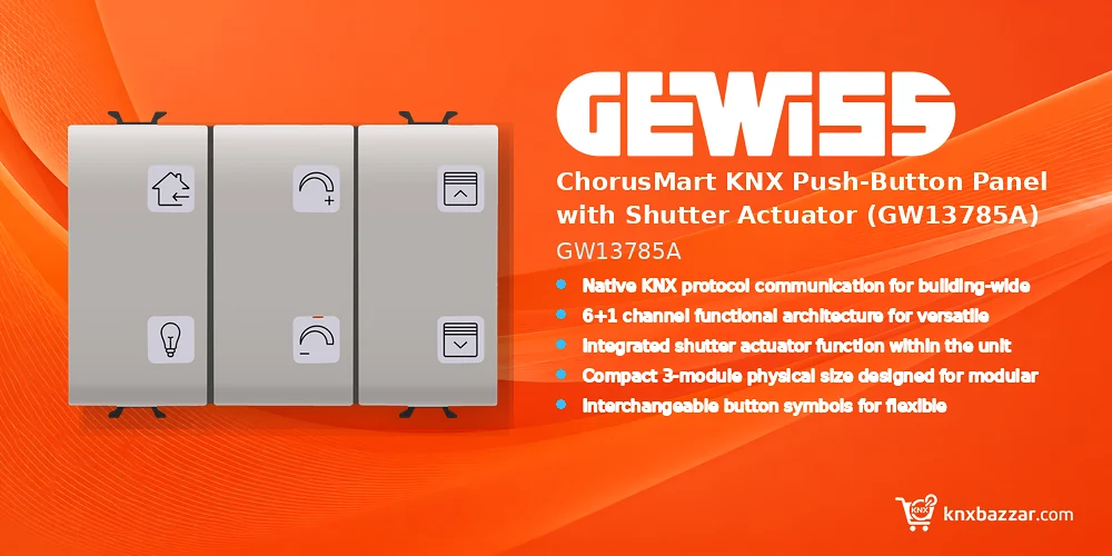 GEWISS GW13785A KNX panel