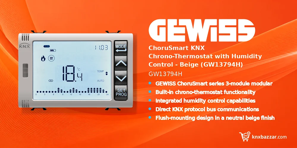 GEWISS GW13794H KNX thermostat