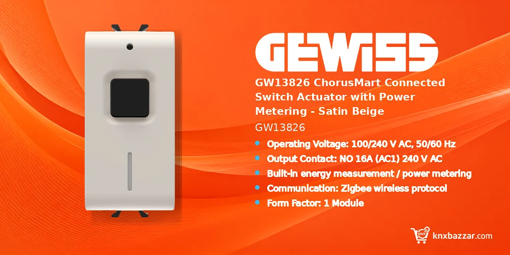 GEWISS GW13826 switch actuator