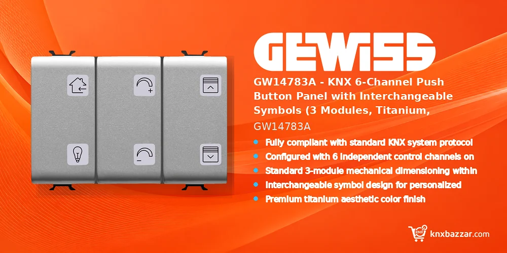 GEWISS GW14783A KNX Push Button