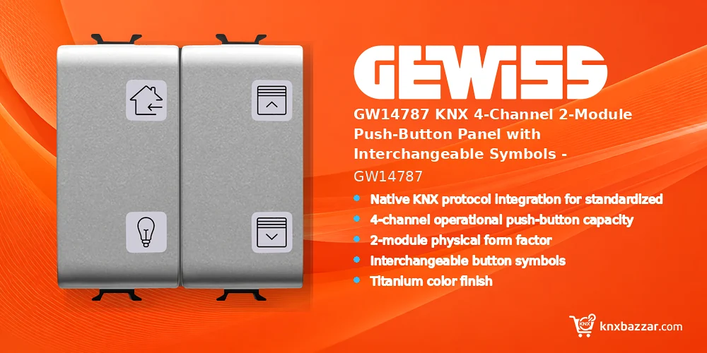 GEWISS GW14787 KNX push button