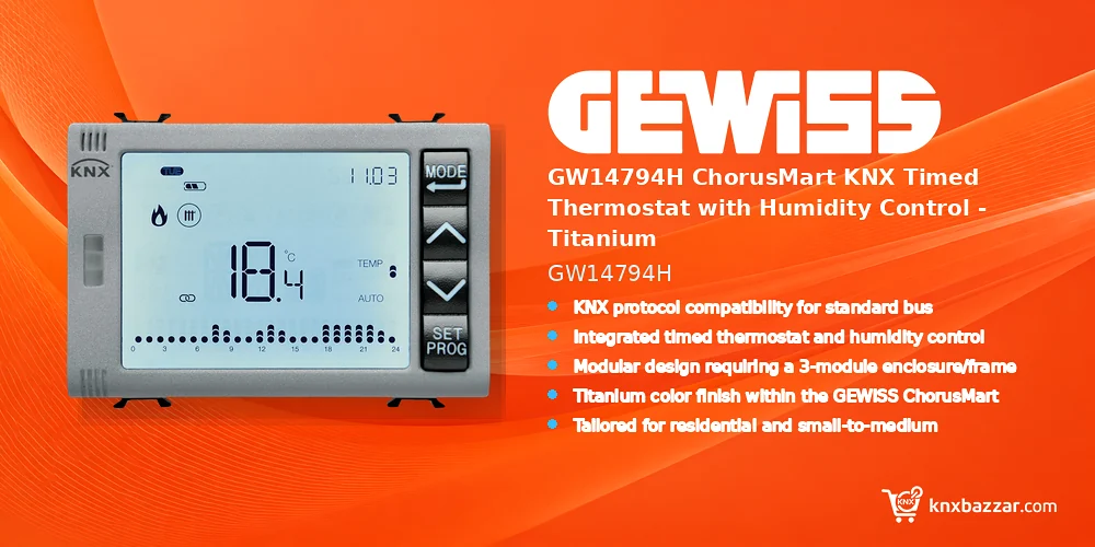 GEWISS GW14794H KNX Thermostat