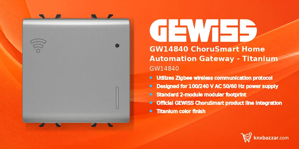 GEWISS GW14840 Zigbee Gateway